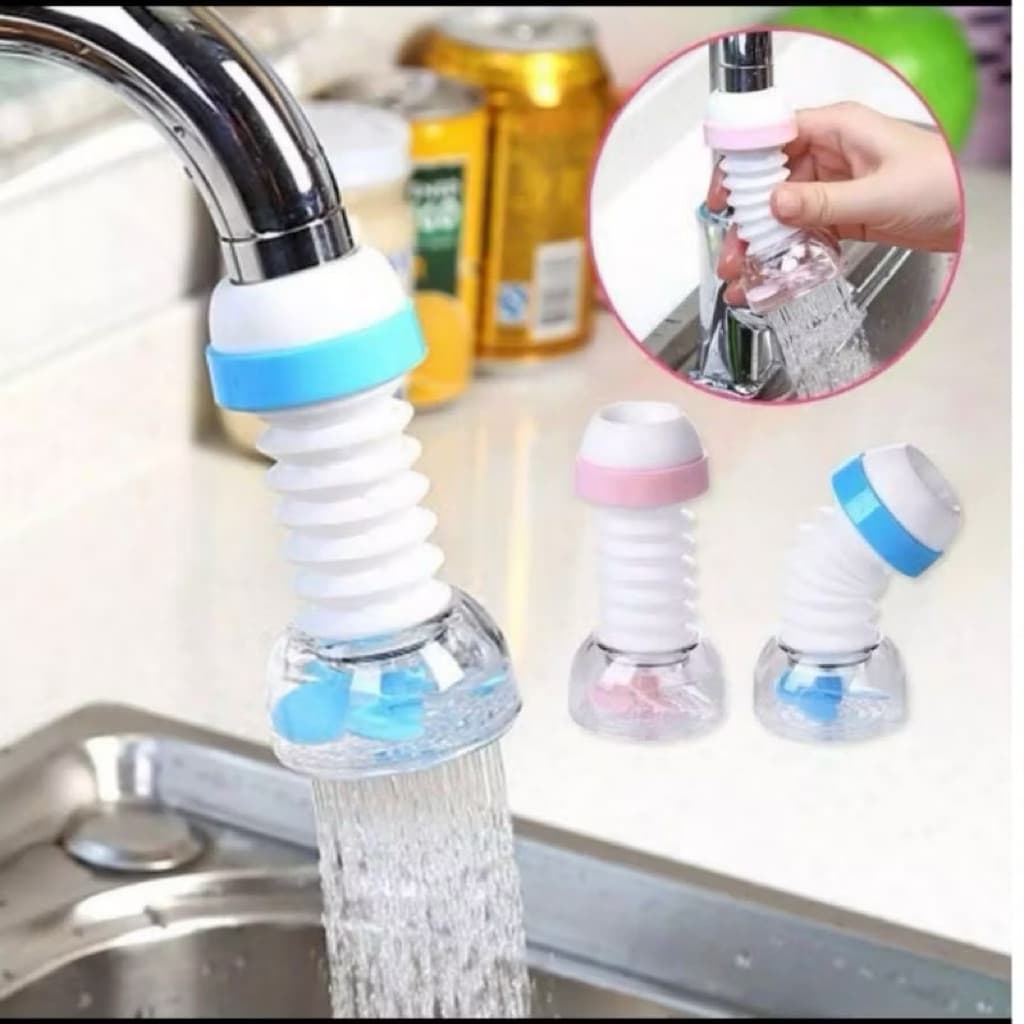 (GROSIRAN) Sambungan Kran Air TS-01 Fleksibel Dispenser Rak Dapur Filter Kepala Saring