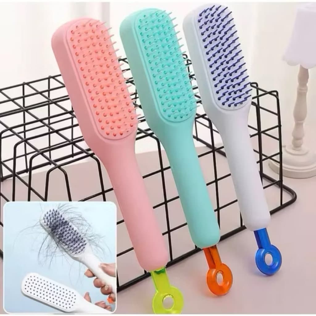 (GROSIRAN) Sisir Rambut Anti Kusut Magic Comb Sisir Rambut Halus Teleskopik Anti Rontok