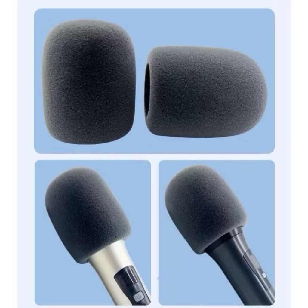 (GROSIRAN) Busa Microphone Karaoke Caver Sarung Busa Mic Pelindung