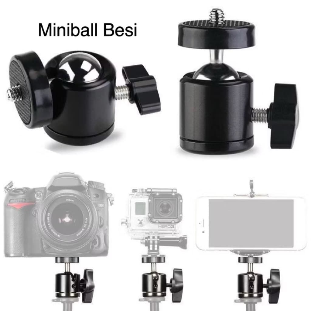 (GROSIRAN) Mini Head Ball Original Full Besi/Bola Bes 360