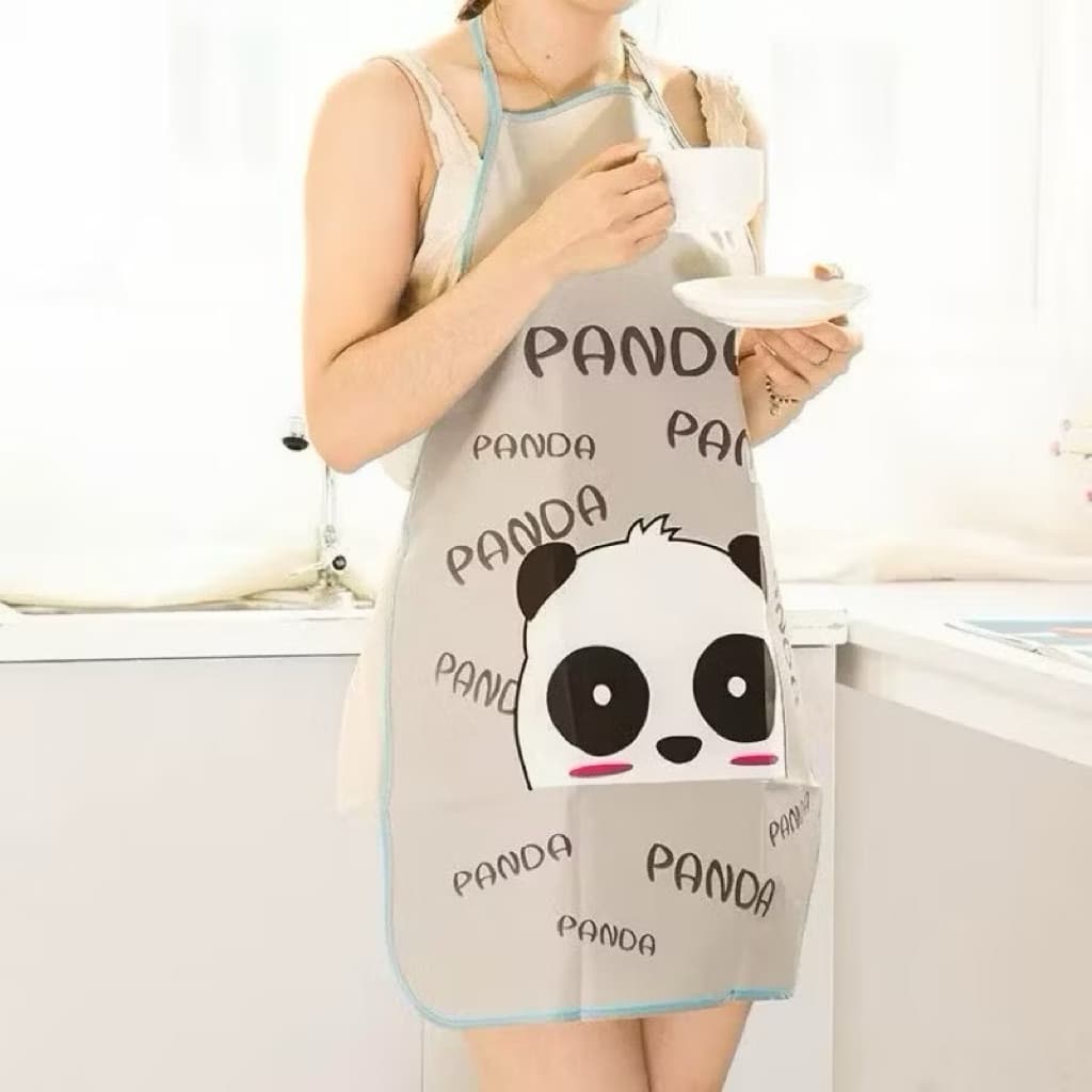 (GROSIRAN) Celemek Masak Apron Karakter Celemek Dapur Anti Air Minyak Serbaguna