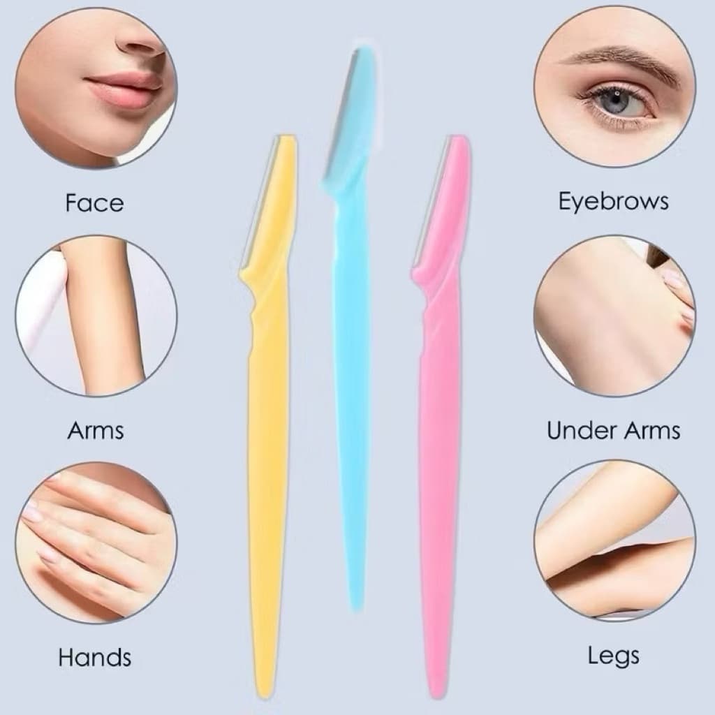 (GROSIRAN) Pisau Cukur Alis Mata Alat Cukur Alis Cambang Eyebrow Razor Blade Serbaguna