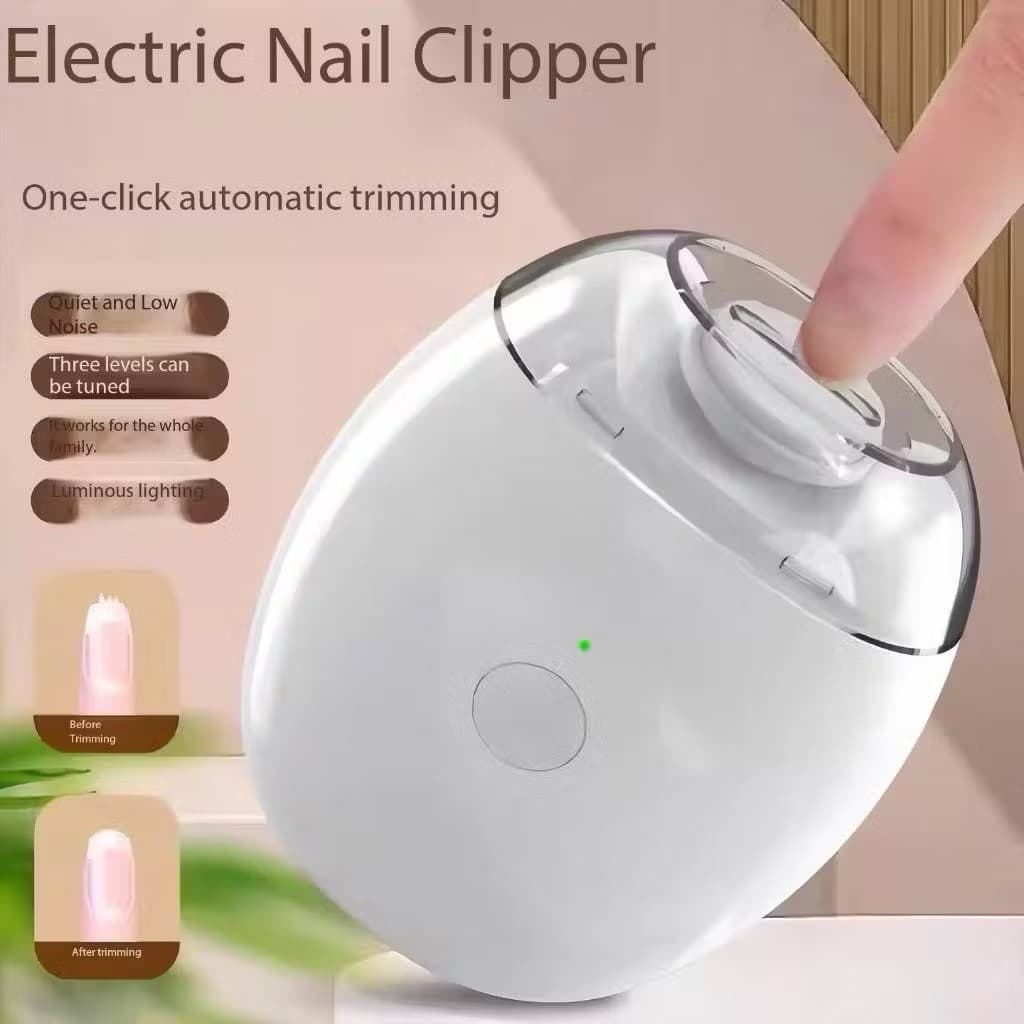 Gunting Kuku Elektrik Nail Trimmer Electric Nail Grinder Alat Pemotong Kuku Rechargeable Portable