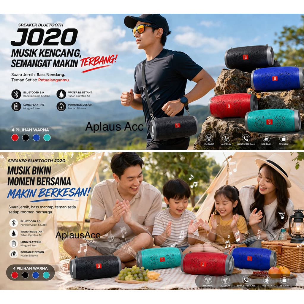 (GROSIRAN) Speaker Bluetooth Murah J020 Portable Wireless Spiker Xtreme / Xtrere
