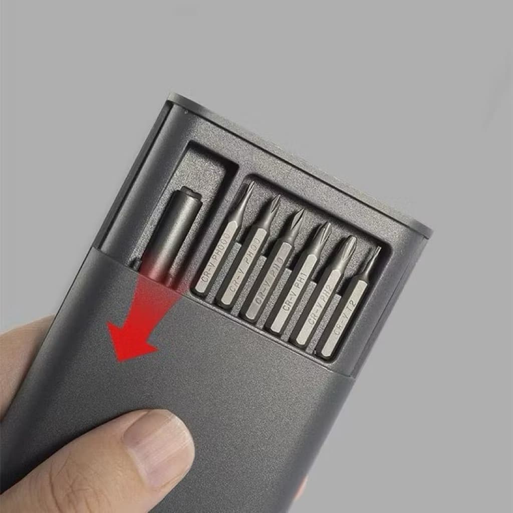 Obeng Set 24in1 Obeng Magnet Screwdriver Kit Hardware Tools Serbaguna