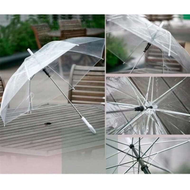 Payung Korea Transparan Bening Umbrella Transparan Korea Japan Best Quality