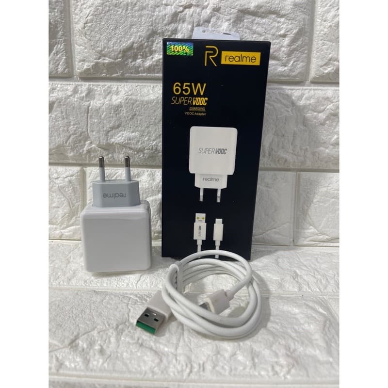 Charger Realme Ori 65W Super Vooc colokan Type C