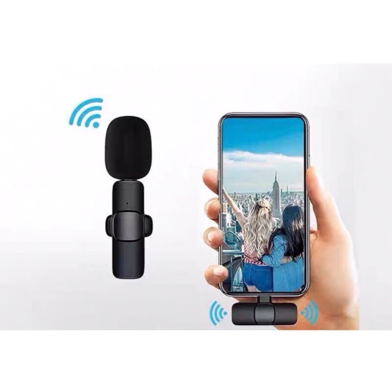 Microphone Wireless Mini Clip on KT10 Pro Mic Youtuber Vlogger For Lightning & Type C