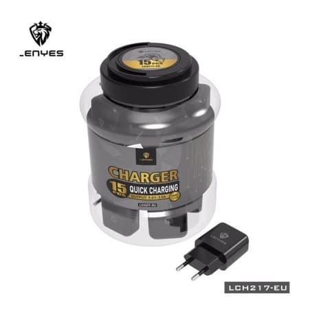 Batok Kepala Charger Lenyes LCH-217 QC2.0A Quick Charging adater LCH217 Toples isi 15pcs