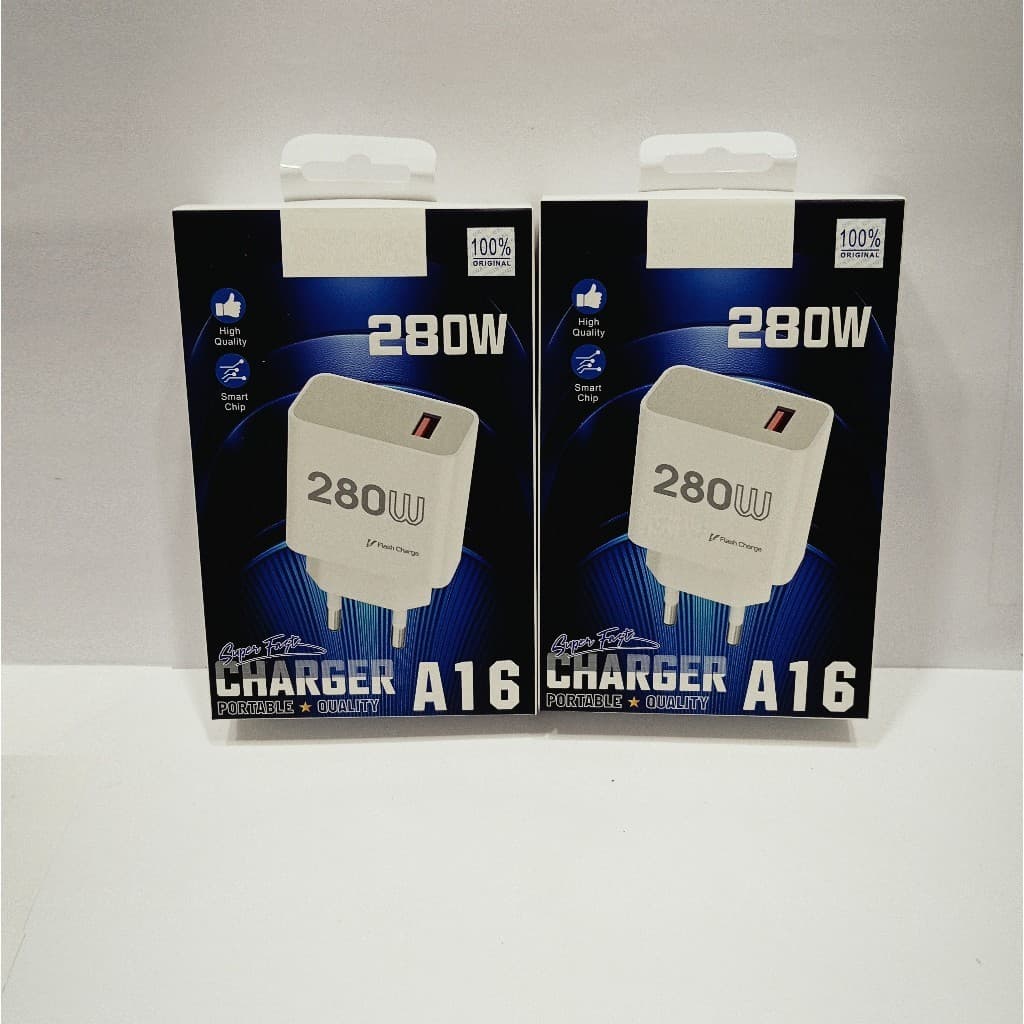 Batok Adapter For SMSNG A16 Super Fast Charger 280W Batok Kepala Casan HP Universal Fast Chargging