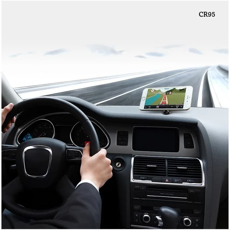 Phone Car Holder LENYES CR95 Magnetic 360 Degree Rotation Stand Dudukan Magnet Untuk HP Di Dashboard Mobil