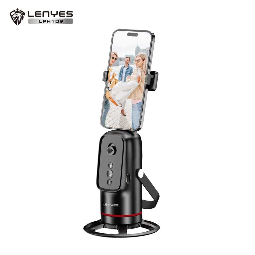 Tracking Gimbal LENYES LPH109 Tripod Intelligent 360° AI Face Stabilizer Phone Selfie Smart Gesture Recognition