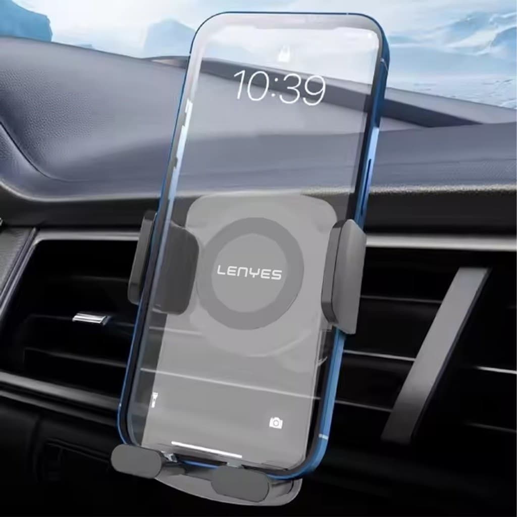 Phone Car Holder Air Vent LENYES CR143 Suction 360 Degree Dudukan Untuk HP Di Ventilasi AC Mobil