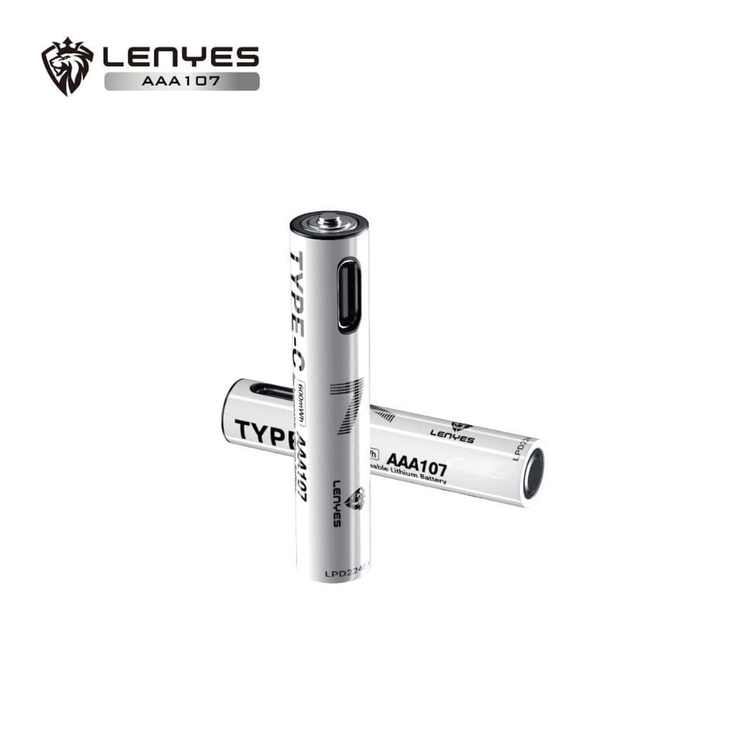 Baterai Charge Isi Ulang LENYES AAA107 AAA 1.5V Rechargeable Lithium Battery 600mWh Batu Batre Cas