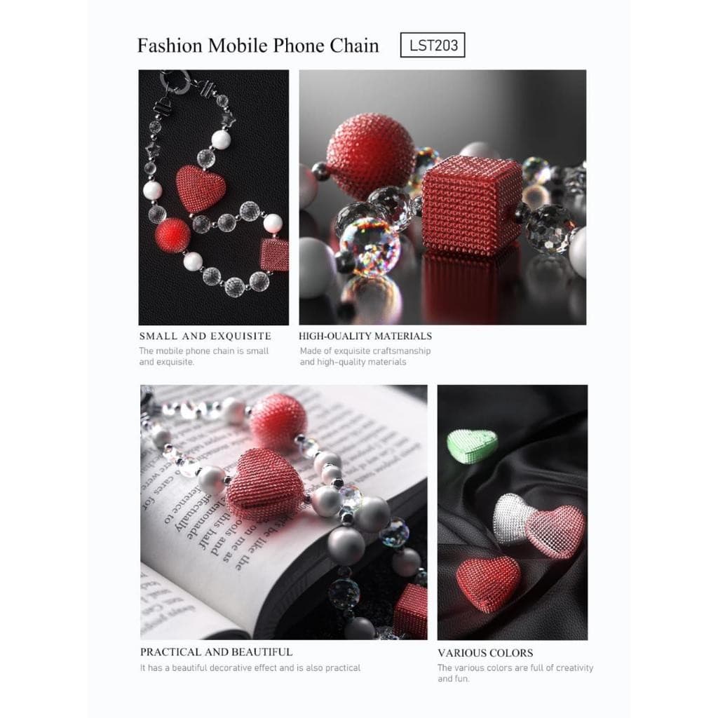 Lanyard Casing Handphone LENYES Short Korean Style Universal Bracelet Strap Tali gantungan Pendek HP