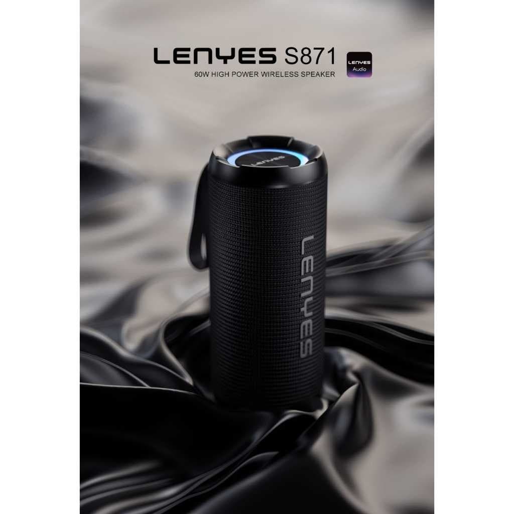 LENYES S871 60W Wireless Speaker Bluetooth 5.3 Portable RGB Light TWS Waterproof IPX6