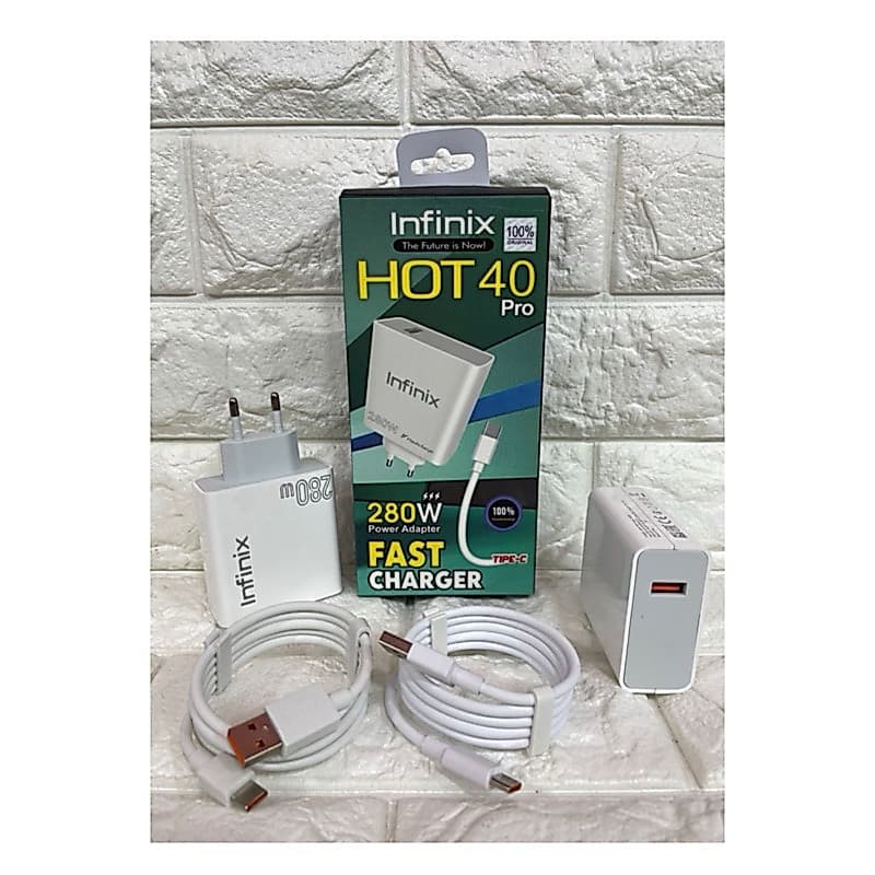 Charger Casan Infinix Hot40 Pro 280W Type C Support FastCharging