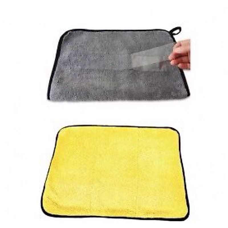 (GROSIR) Kain Lap Microfiber Serbaguna Kain Lap Mobil Motor 2 Sisi Multifungsi