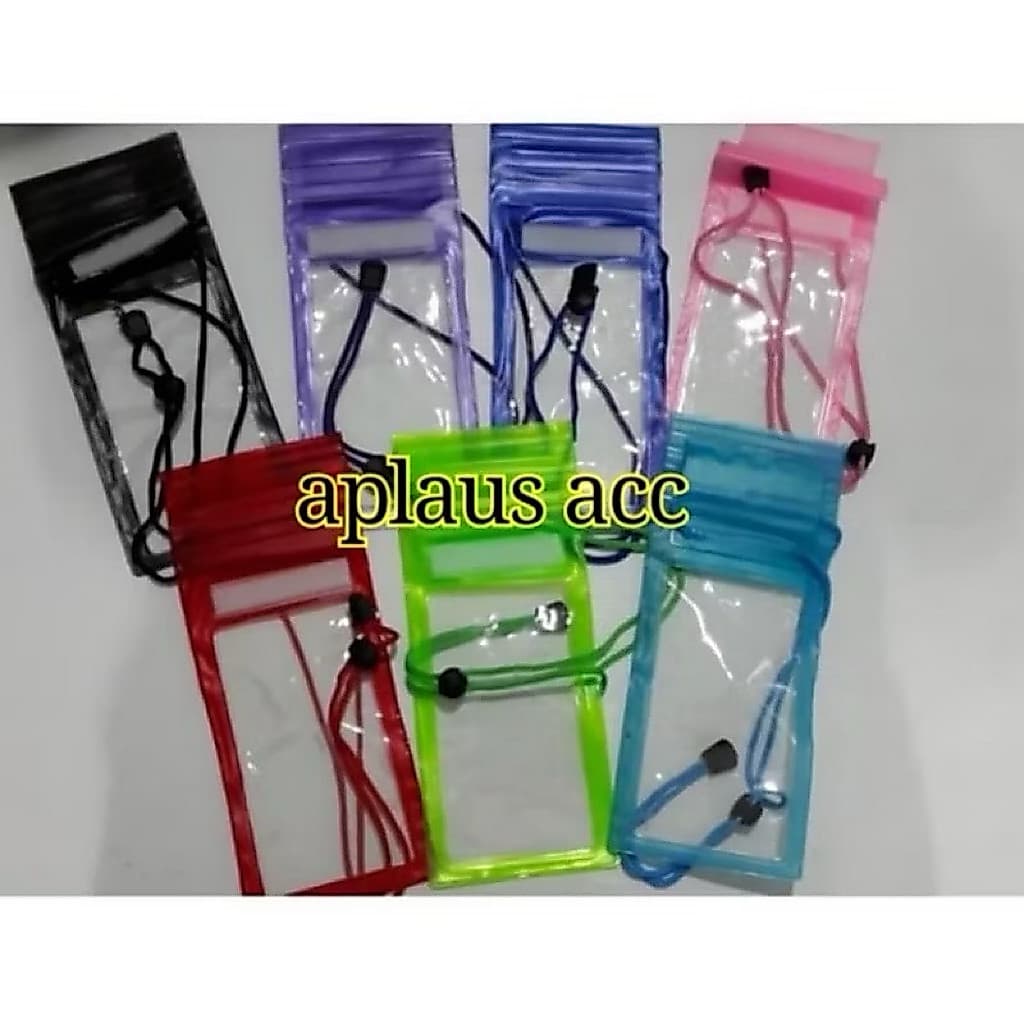 (GROSIRAN) Waterproof / Sarung Pelindung Hp Anti Air Ukuran XL